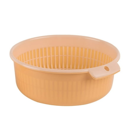 

Basket Double-Layer Household Washing And Vegetables Hollow Storage