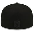 thumbnail image 4 of Men's New Era Washington Commanders Black on Black 59FIFTY Fitted Hat, 4 of 5