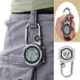 thumbnail image 1 of Cheers.US Metal Watch Backpack Belt Waterproof and Shockproof Pocket Watch Glow in The Dark Unisex Pocket Watch with Compass Alarm Clock Date Week Gift for Doctors Nurses Outdoor Sports, 1 of 7