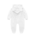 thumbnail image 4 of ZyeKqe Winter Baby Clothes Keep Warm Fleece Thick Onesie Cute Ear Hooded Jumpsuits Newborn Boys Girls Romper Kids Coats Jackets, 4 of 4