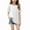 White, variant on tarylea Girls Tops Crochet Short Sleeve Shirts Round Neck T Shirts Loose Fitted Summer Blouses