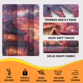 thumbnail image 5 of Japanese Anime Blackout Curtains for Kid Girls Boys Bedroom, Old Wooden Bridge Cherry Blossom Trees Rod Pocket Window Drapes for Bedroom Living Room, W42 x L63 Inch, 5 of 6