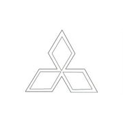 Genuine OE Mitsubishi Emblem - 7415A389 Fits select: 2014-2015 MITSUBISHI MIRAGE, 2017-2020 MITSUBISHI MIRAGE G4 ES