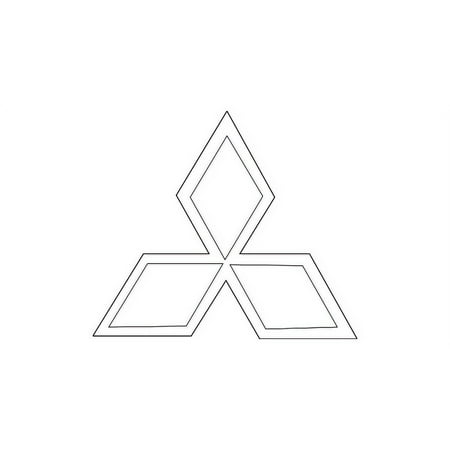 Genuine OE Mitsubishi Emblem - 7415A389 Fits select: 2014-2015 MITSUBISHI MIRAGE, 2017-2020 MITSUBISHI MIRAGE G4 ES