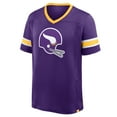 thumbnail image 2 of Men's Fanatics Purple Minnesota Vikings Hometown Premium Hashmark V-Neck T-Shirt, 2 of 3