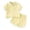 Yellow*, variant on OSOLU Children Boys Outfits Summer Turndown Collar Solid Color Comfortable Short Sleeve Shirts and Shorts Casual Daily Wear Versatile Travel Clothing Sets