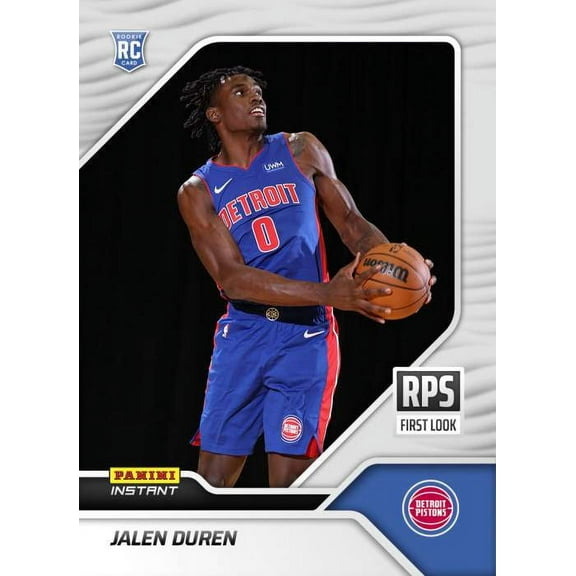 NBA 2022-23 Instant RPS First Look Basketball    Jalen Duren Trading Card (Rookie Card) #RPS-12