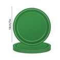 thumbnail image 3 of PEIBang 10 Pcs Christmas Paper Plates,7 Inch Green Party Plates Disposable Paper Dinner Plates for Xmas Winter Holiday Party Supplies, 3 of 6