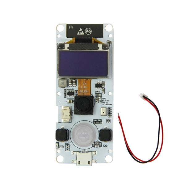 Módulo de cámara ESP32 WROVER PSRAM ESP32-WROVER-B OV2640 Placa de desarrollo OLED de 0,96 pulgadas, Mormal con micrófono Advancent EL2853-03B