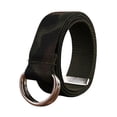 thumbnail image 1 of Canvas Metal Waist Belt Replacement Unfading Exquisite Easy Matching Waistband Replacing Lightweight Anti-rust Dual Ring Adjustable Jeans Shorts Belts Camouflage, 1 of 9