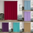 thumbnail image 2 of 1P 100" × 84" BLACKOUT UNLINED HEAVY THICK THERMAL PANEL WINDOW CURTAIN EXTRA WIDE, 2 of 10