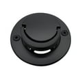 thumbnail image 4 of Westbrass D320-62 3-9/16" Roman Bathtub Drain Trim Only with U-Shaped Flip Up Pull Handle, Matte Black, 4 of 6