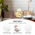 thumbnail image 3 of Tissue Box Cover, yellow bee honey cute Leather Tissue Box Holder - Tissue Case Facial Paper Organizer for Bathroom, Vanity Countertop, Tabletop, Car, Night Stands, 3 of 7