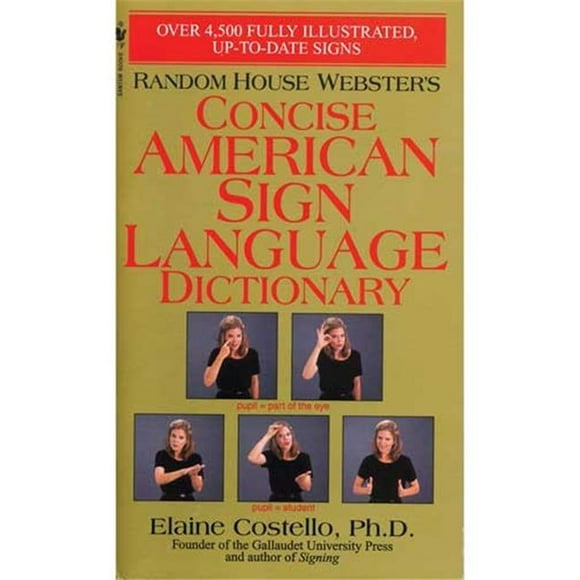 Dictionnaire Cicso Indépendant B1099 Concis en Langue des Signes Américaine