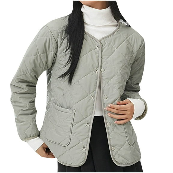 Sevevn Women's Solid Color Winter Warm Wool Thermal Storage Clothing Casual Lightweight Cardigan Jacket Long Sleeved Jacket