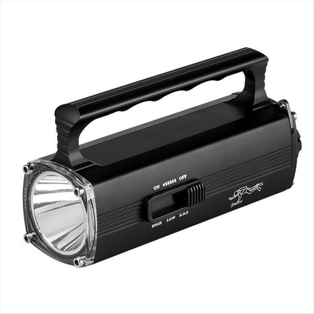Lámpara de Buceo de Mano de Alta Potencia, Recargable, para Exteriores, Resistente Al Agua, LED.