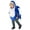 AB179 Blue, variant on Bjutir Shark Romper Girls Boys Long Sleeve Hooded Jumpsuit Warm Outdoor Wear Bodysuit Size 1-6 Years Pink