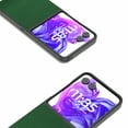 thumbnail image 3 of Allytechgroup for Motorola Razr+ 2024 Case, Weai-resistant Durable PU Leather Skin Shockproof Drop Resistant Anti-scratch PC Backplane Slim Lightweight Cover for Moto Razr 50ultra, Green, 3 of 4