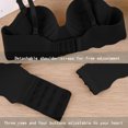 thumbnail image 6 of Yyeselk Women's Seamless Push Up Bras No Underwire Detachable Straps Sexy Lift Up Bra Comfort Wireless High Support Full Coverage Bra Black XS, 6 of 6