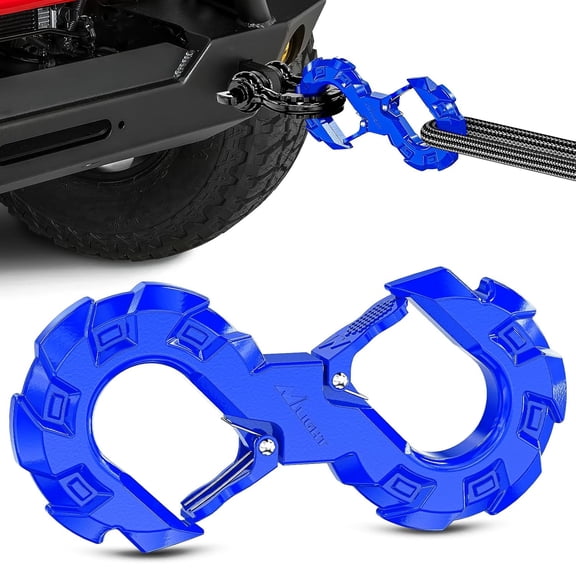 Nilight Quick Release S-Tow Shackle Hook – Heavy Duty Off-Road Recovery Hook, Fits Winch Rope & Recovery Strap, 11,000 LBS Working Load, for Jeep, SUV, ATV, Trailers, Blue