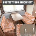 thumbnail image 2 of Geometry Rv Dinette Cushion Cover Cushion Slipcovers Camper Couch Protectors for Camper Car Bench Portable Rv Sofa Couch Cushion Covers - 1 Backrest Cover & 1 Bench Cover, 2 of 7