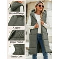 thumbnail image 6 of Pincandy Women Puffer Vest Casual Stand Collar Sleeveless Puffer Jacket Warm Winter Zip Up Outerwear with Pockets, 6 of 7