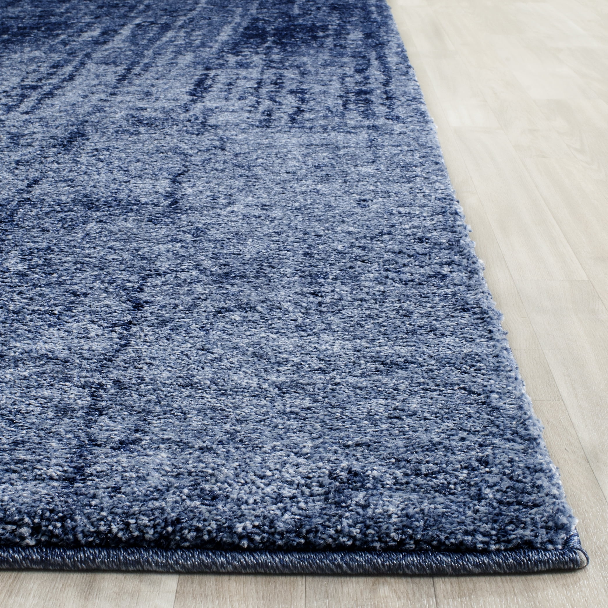 SAFAVIEH Retro Elsie Abstract Area Rug, Light Blue/Blue, 10' x 14'