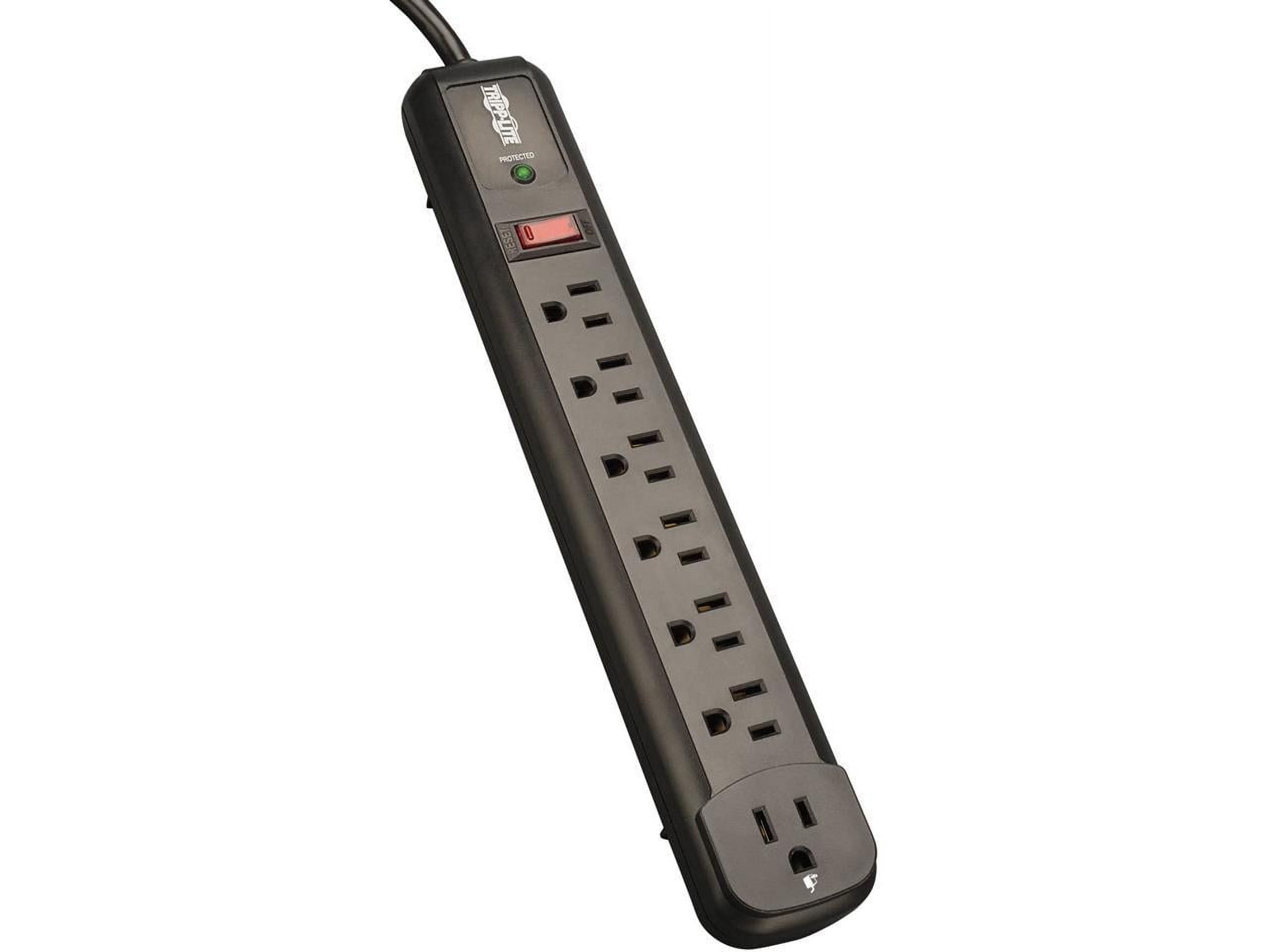 Tripp Lite Protect It! 7-Outlet Surge Protector, 1080 Joules - Black Housing