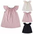thumbnail image 2 of Ticikt Baby Girl Dress Baby Girl Casual Clothes Spring Summer Sleeveless Toddler Girls Dresses,Color:Pink,Size:5-6 Years, 2 of 2