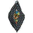 thumbnail image 3 of Rockets Lounger Chair Bag, Repetitive Flying Stars Spaceship on Dark Tone Background, High Capacity Storage with Handle Container, Lounger Size, Turquoise Charcoal Grey, by Ambesonne, 3 of 5