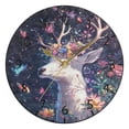 thumbnail image 5 of YAZAOO Decorative Wall Clock Size：25cm Fae & Flora Design Pattern Clock, 5 of 10