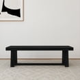 thumbnail image 2 of Plank+Beam  60" Classic Solid Wood Dining Bench, Bench for Dining Table, 2 of 8