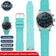 thumbnail image 2 of Correa de caucho FKM con eslabón final de acero de liberación rápida de 20 mm y 21 mm para cronómetro IWC Pilot Mark 20, correa de reloj de caucho fluorado resistente al agua para hombre, 2 of 5
