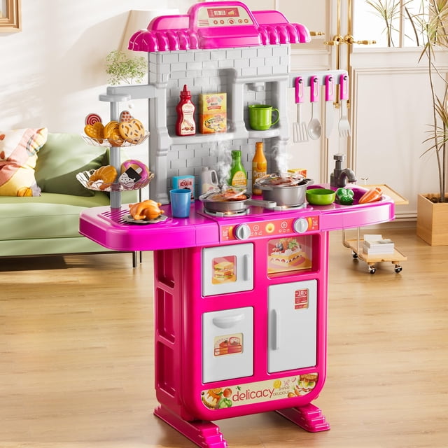 Set de cocina para niños MSKOLER 61x28x91 cm con luz y sonido