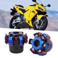 thumbnail image 4 of Front Fork Wheel Crash Protector Cup, Aluminum Alloy 2pcs Motorcycle Wheel Front Fork Frame Slider  For Bicycle, 4 of 8
