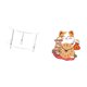 thumbnail image 5 of Mesa Auxiliar Acrílica Para Sala De Estar Y Dormitorio Con Reloj De Pared Silencioso Con Forma De Gato. Decoración Compacta Sin Tictac. Fácil Montaje. Ideal Para La Cocina Del Hogar., 5 of 8