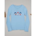 thumbnail image 3 of 4th Of July Gnomes Long Sleeve Toddler -Image by Shutterstock,  3 Toddler, 3 of 4