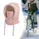 thumbnail image 4 of Máscara de esquí con capucha, pasamontañas, para clima frío, resistente al viento, ajustable, cálida, gorra y bufanda Niños rosados, 4 of 6