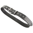 thumbnail image 1 of Grunge Belt Women Men Various Occasions 100x3.2cm Imitation Leather Decorative Item 1Set, 1 of 5
