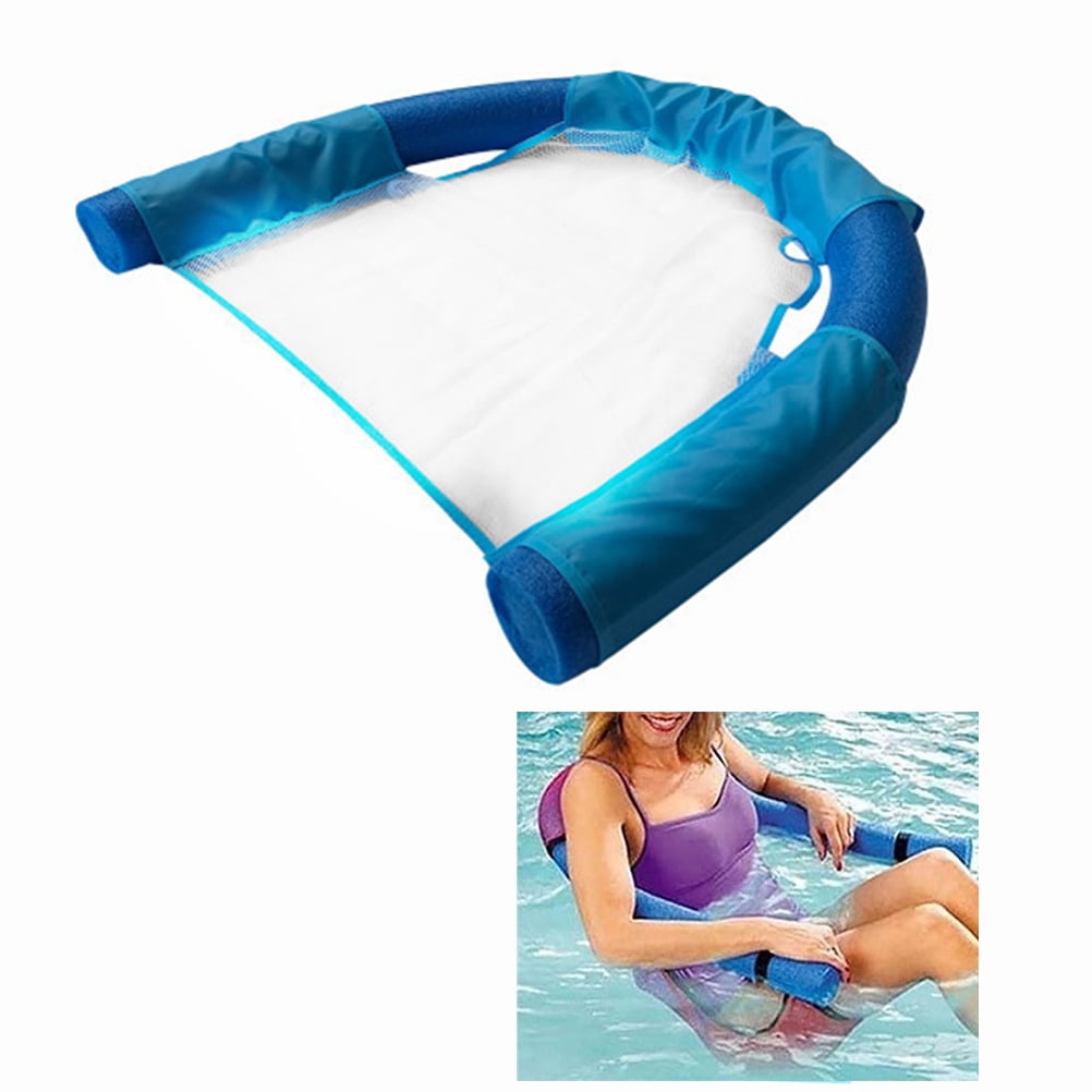 juman Floating Noodle Chair Pool Noodle Chair Floats Mesh U-Seat Portable Swimming Pool Noodle Float for Kids and Adult 