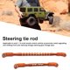 thumbnail image 5 of RC CAR STIERING BARRA DE ENLACÍA METAL MODIFICACIÓN PARTE PIEZAS SIMPLE DE RECURSAMENTE CÓDIGO REMOTO CONTROLADO COMPLETO REEMPLAZO DE AJUSTE PARA SCX6 Naranja 2 piezas Monstrate FN009820-03, 5 of 7