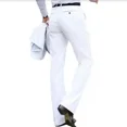 thumbnail image 3 of Pantalones de traje de hombre de talla grande marrón Pantalones rectos de verano para hombre Elegante estilo coreano 2024 Ropa clásica Reseñas Muchas, 3 of 5