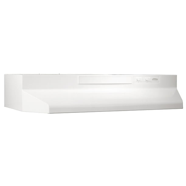 Broan F403011 30" White Convertible Range Hood