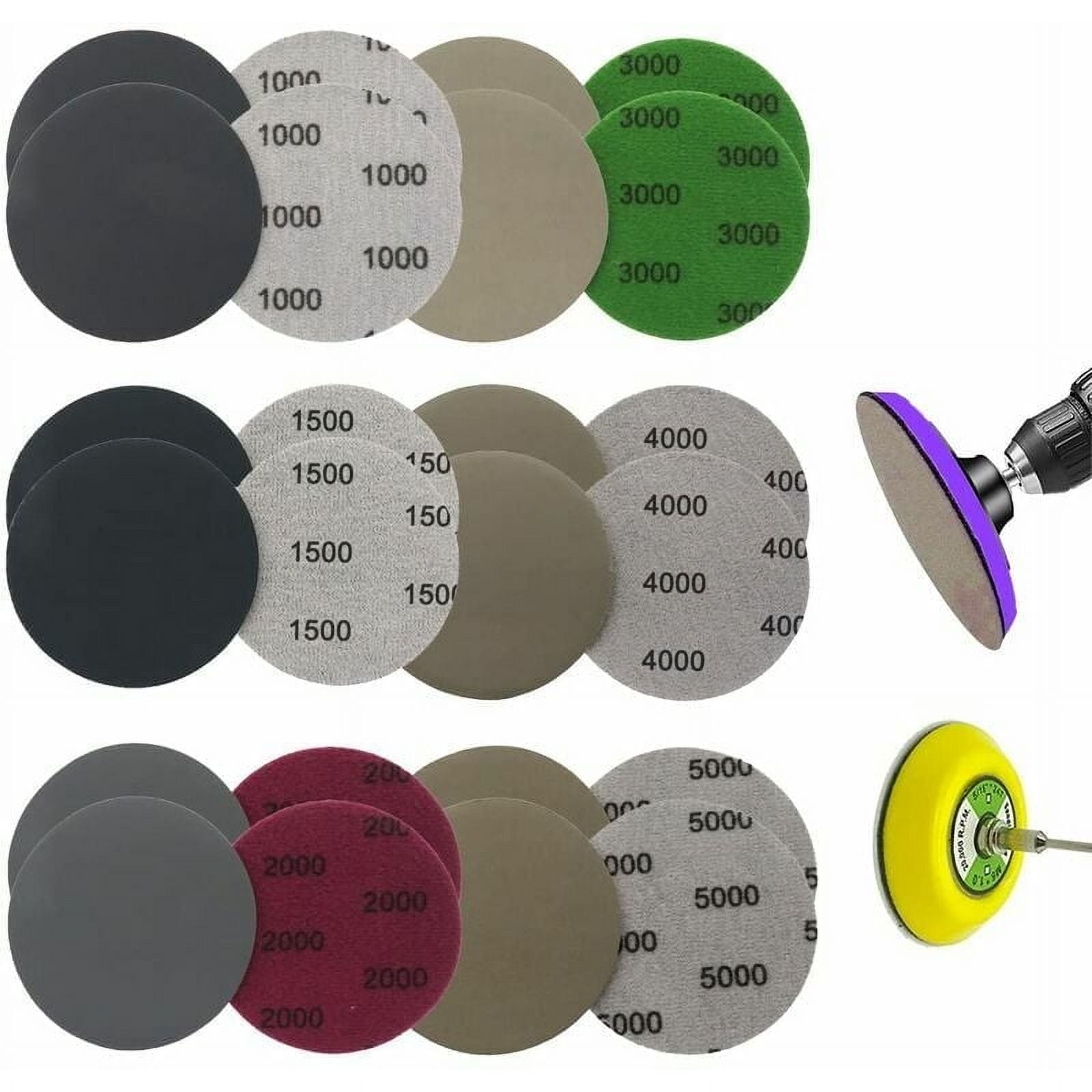 TCP Global 6" DA Polisher & Sander Pad - Hook & Loop Backing Plate For Dual Action Orbital Tools - View #4