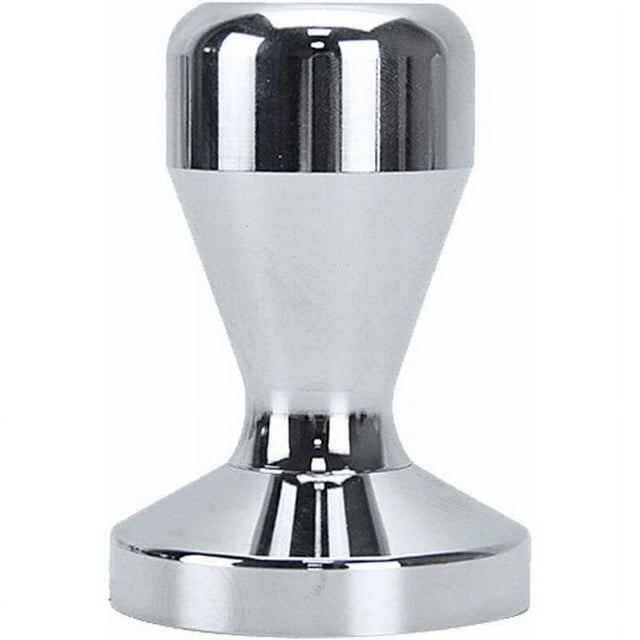 Inviolateur de Café en Acier Inoxydable de 51 Mm, Presse à Espresso Argentée, Presse à Poudre en Acier Inoxydable à Base Plate Réutilisable, Presse à Grains de Café de Base de 51 Mm, Fournitures de Café