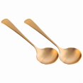 thumbnail image 4 of 2 Pcs Handmade Spoon Daily Dinner Serving Spoons Kitchen Supply, 4 of 6