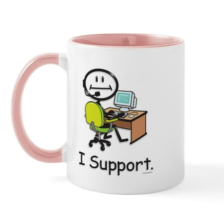 

CafePress - Busybodies Customer Service Mug - 11 oz Ceramic Mug - Novelty Coffee Tea Cup