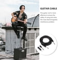 thumbnail image 2 of 1 set of Guitar Cable Professional Instrument Cable Electric Guitar Accessory, 2 of 8