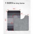 thumbnail image 2 of Tapete de baño grande, tapete de cocina súper absorbente de secado rápido, antideslizante para baño, tapete de piso delgado que se ajusta debajo de la puerta, tapete, 2 of 4