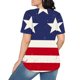thumbnail image 5 of Fiudx Ofertas Flash Del Día Solo En Línea Tops Estampados Informales de Manga Corta con Cuello Redondo y Estampado Del Día de La Independencia para Mujer, 5 of 5